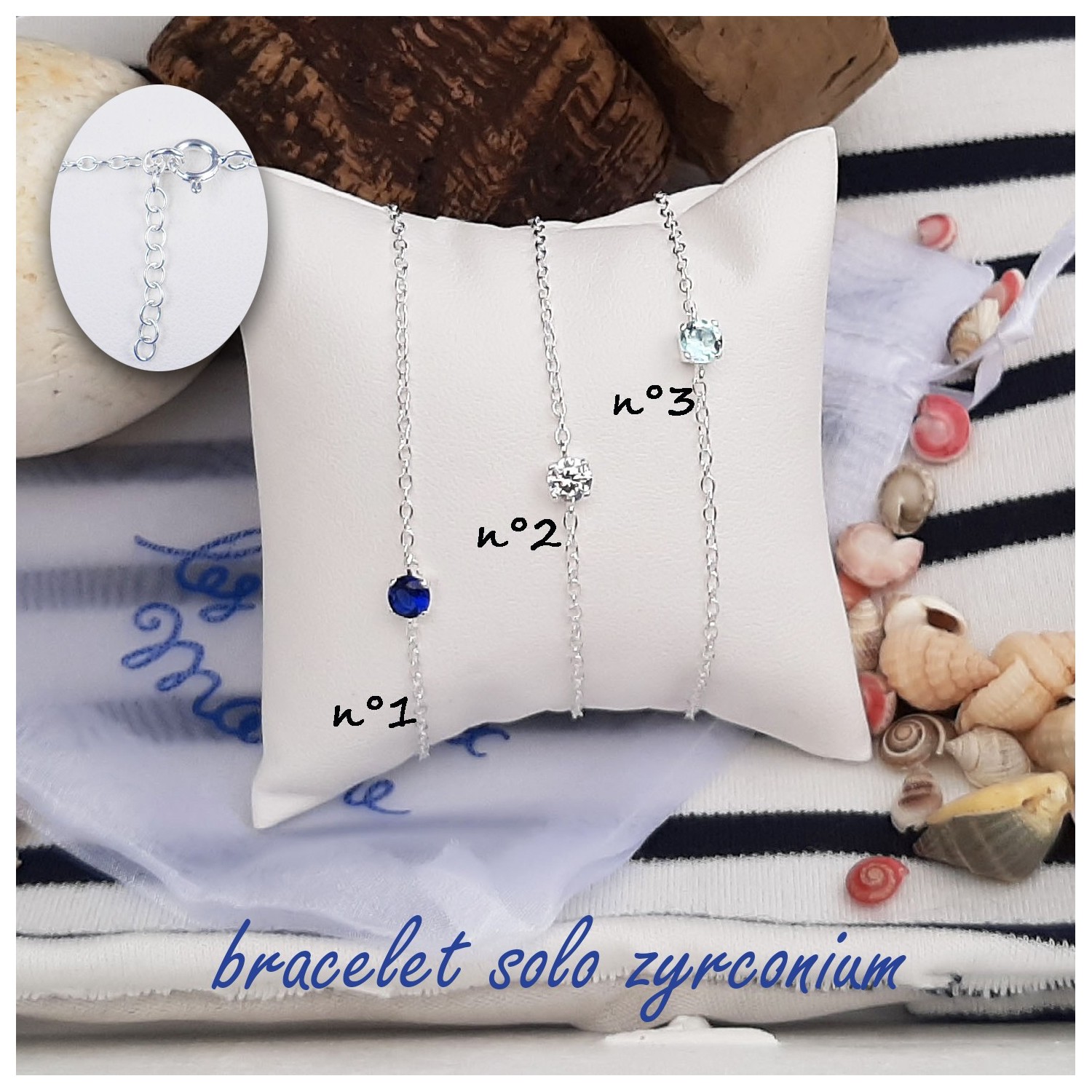 Bracelet solo zyrconium Bracelet solo zyrconium