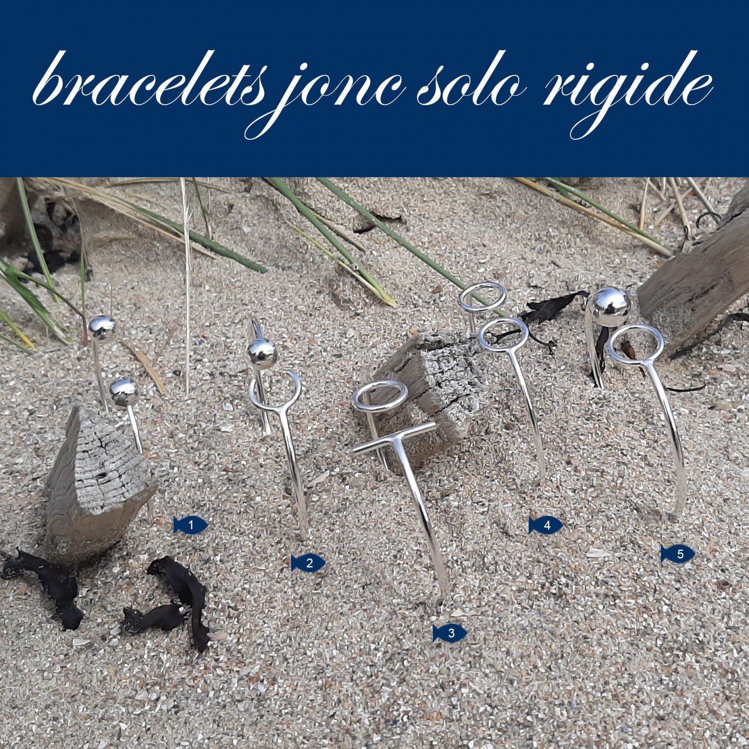 Bracelet solo rigide ohm - BRR007 Bracelet solo rigide ohm - BRR007