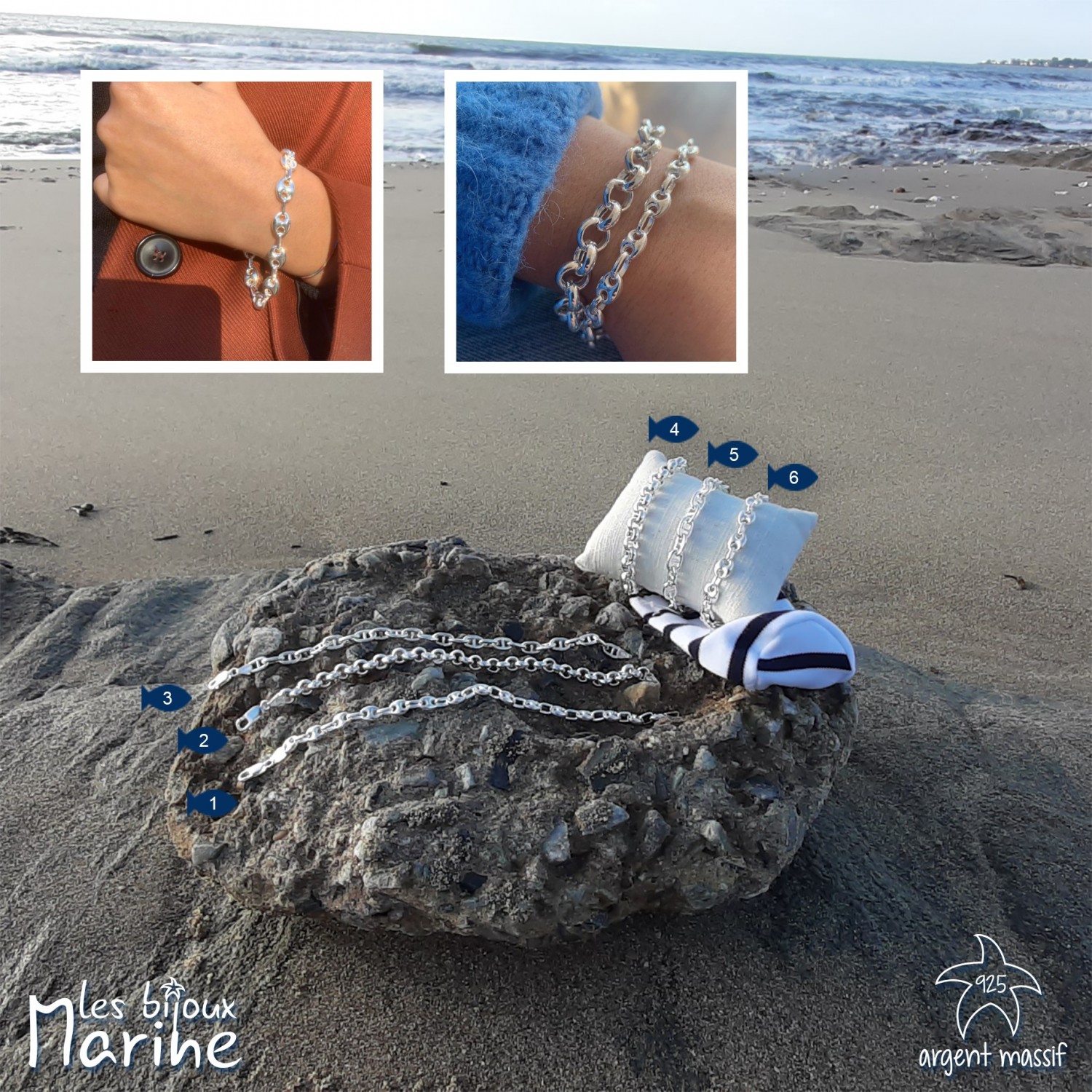 Bracelet maille chic Bracelet maille chic