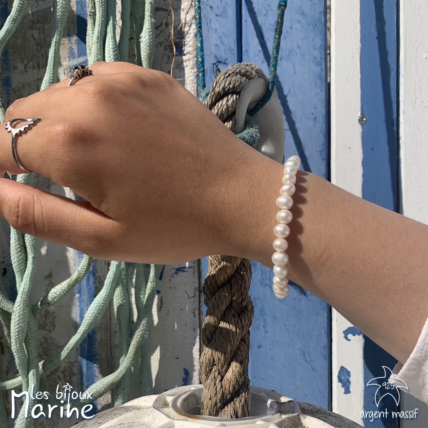 Bracelet en perle d’eau douce Bracelet en perle d’eau douce