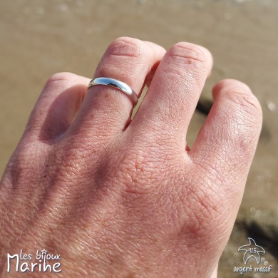 Bague alliance lisse 3mm