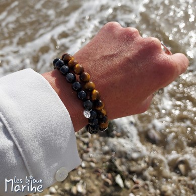 Bracelet Black Obsidienne «Pierre de protection»