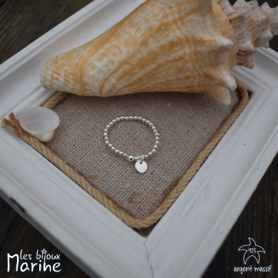 Bague élastique boule