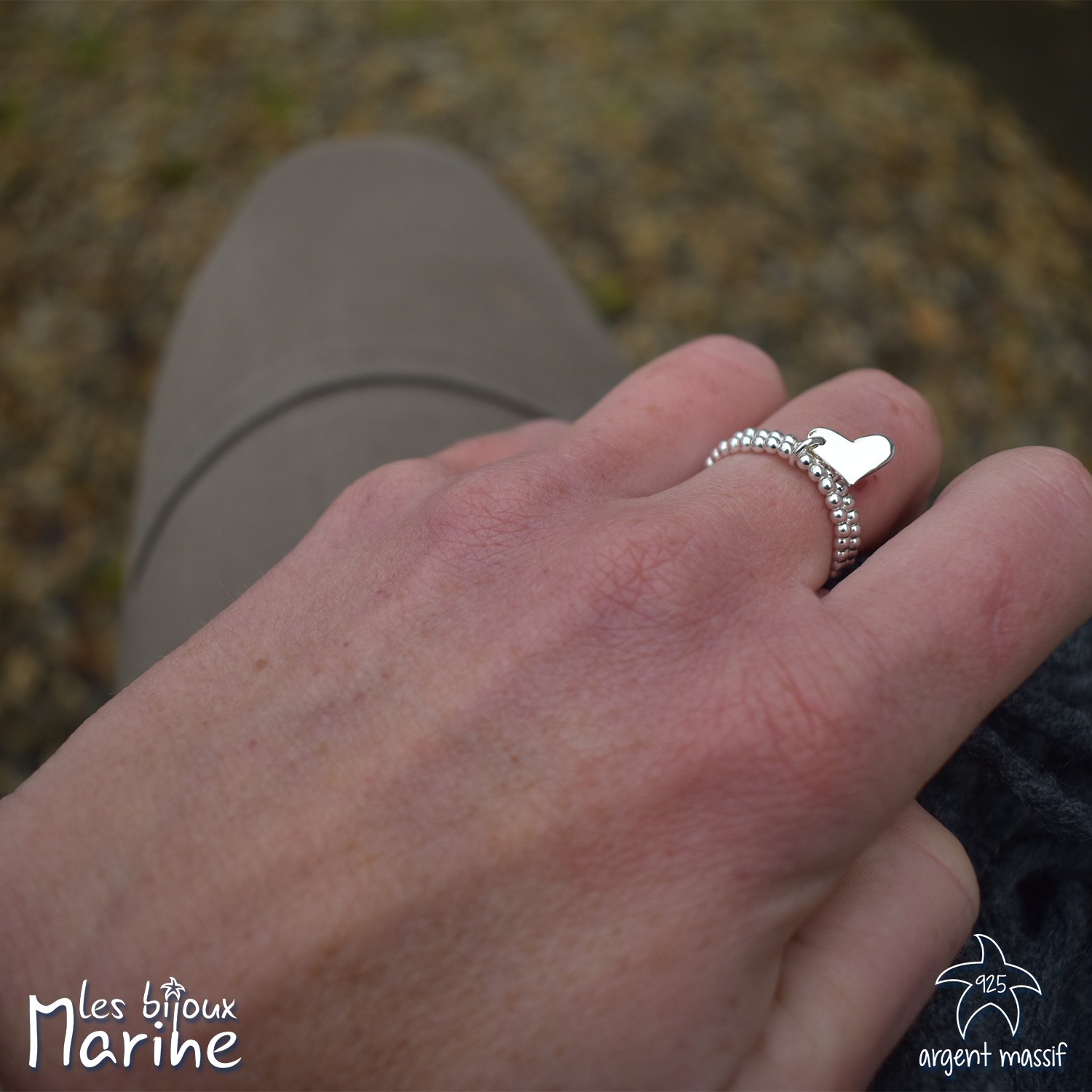 Bague double coeur Bague double coeur