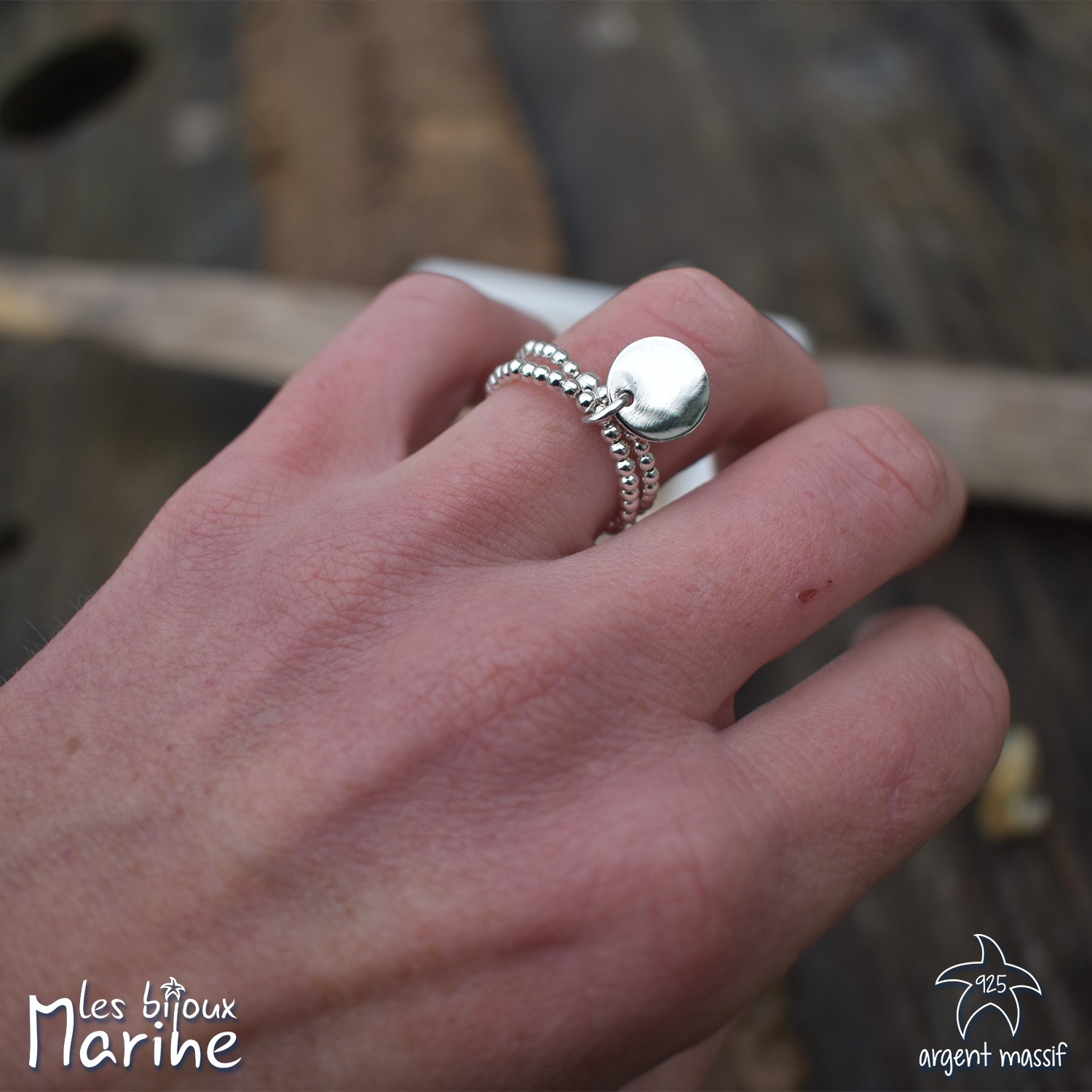Bague double tag Bague double tag