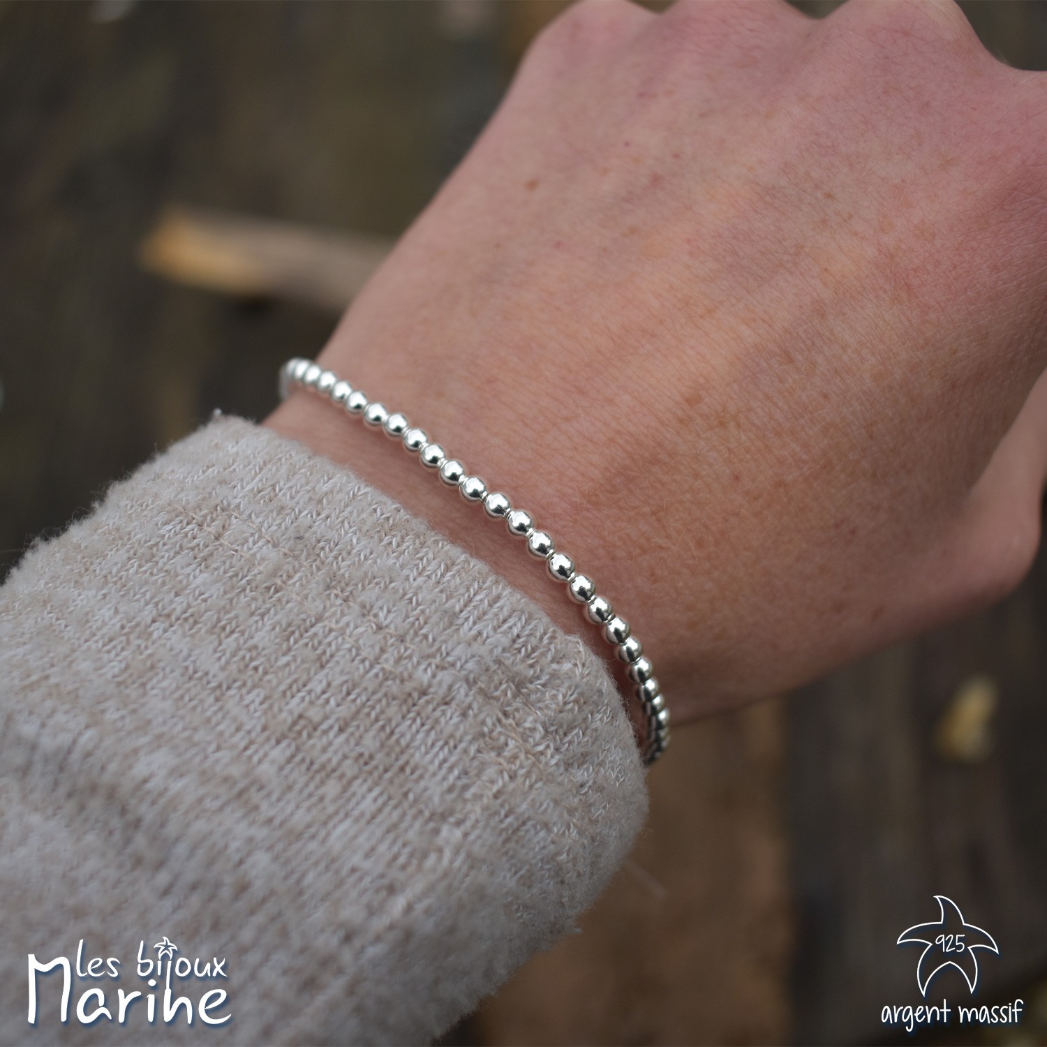 Bracelet élastique boule Bracelet élastique boule