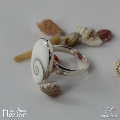 Bague Sainte Lucie ovale 15mm