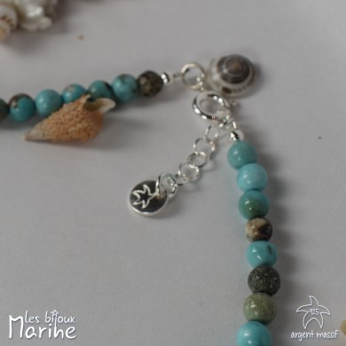 Collier turquoise 4mm