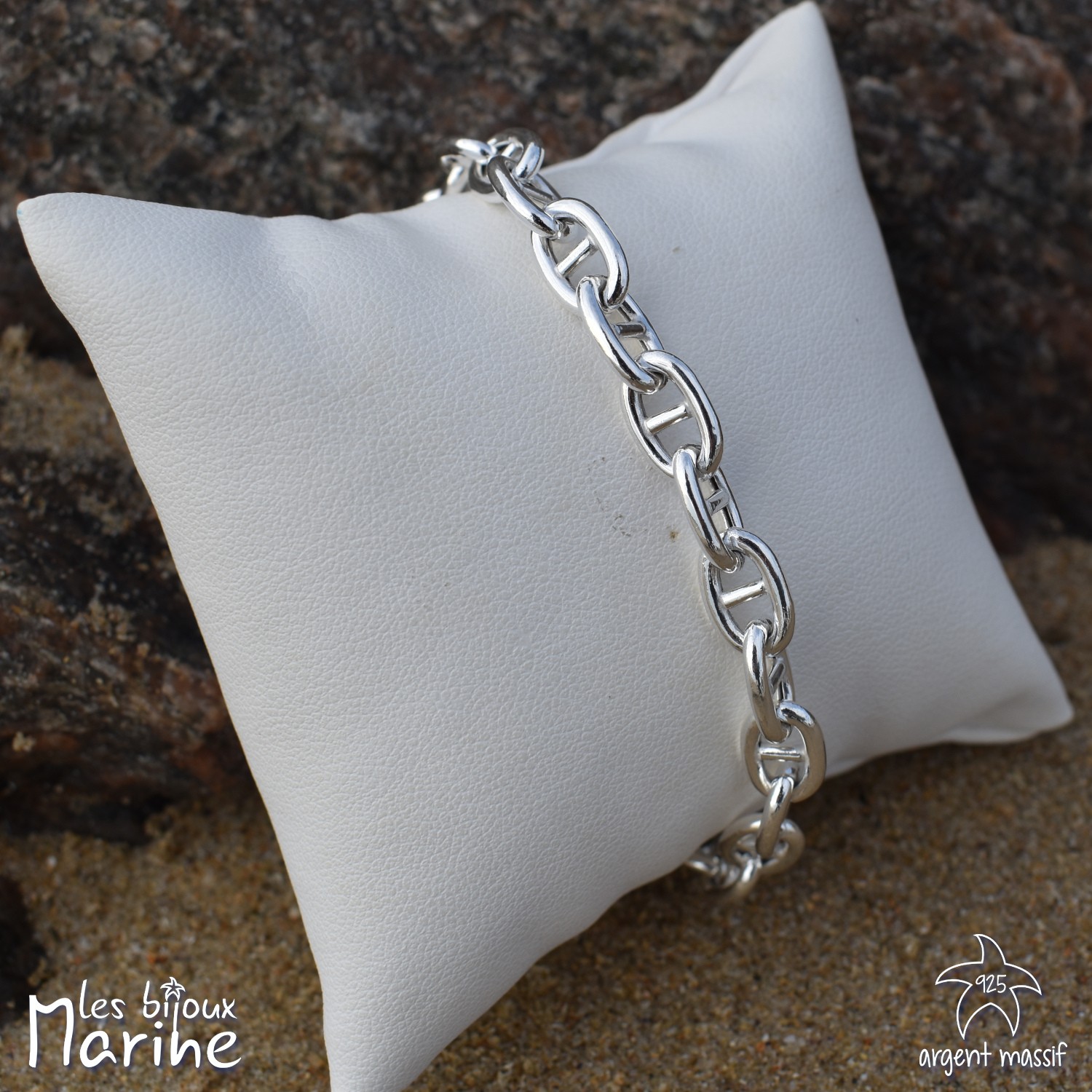 Bracelet maille marine M