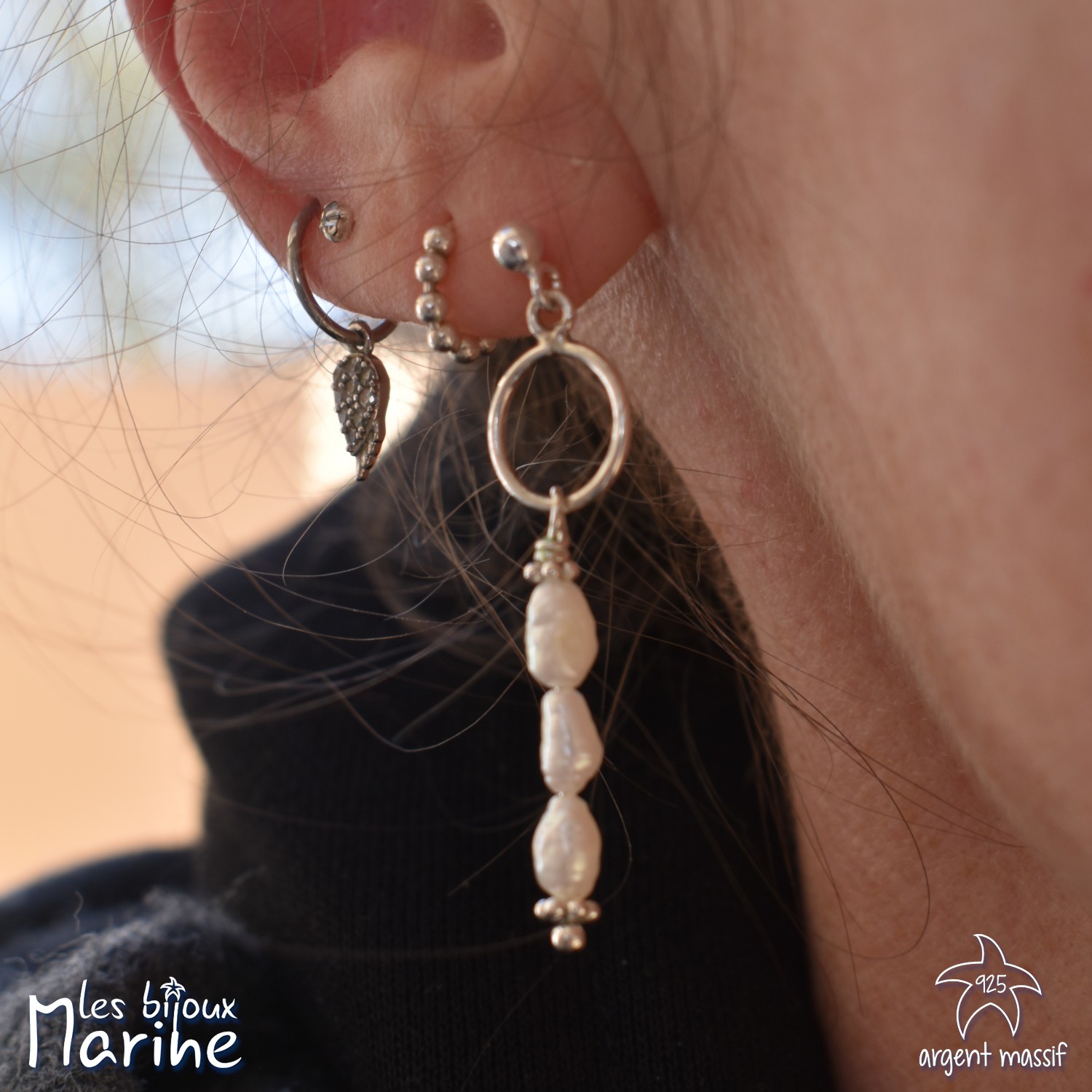 Boucles d'oreilles Ariel