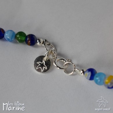 Collier fish millefiori