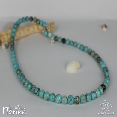 Collier turquoise 6mm