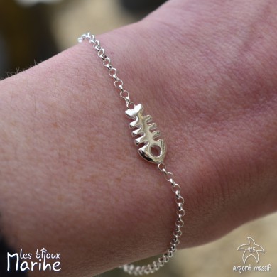 Bracelet arête de poisson