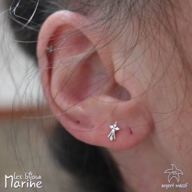 Clous d'oreilles Hermine