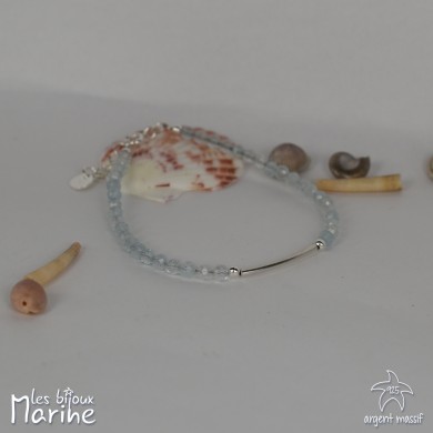 Bracelet Milly Aigue-marine