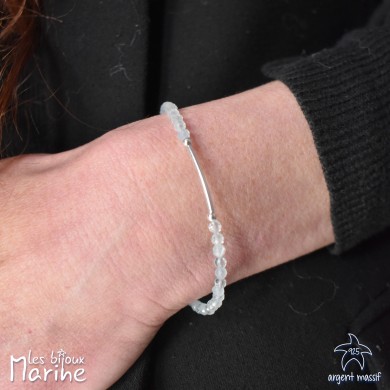 Bracelet Milly Aigue-marine