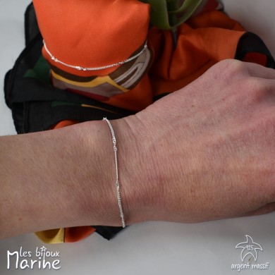 Bracelet chaîne gourmette