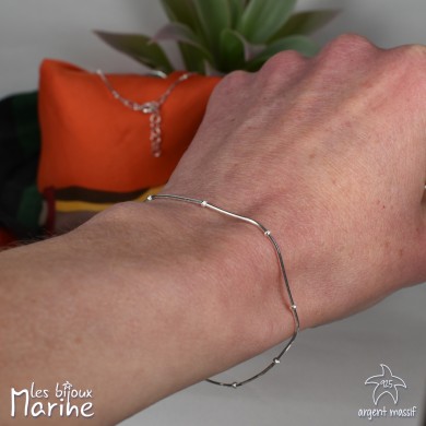 Bracelet chaîne lisse