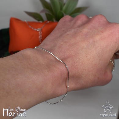 Bracelet chaîne lisse