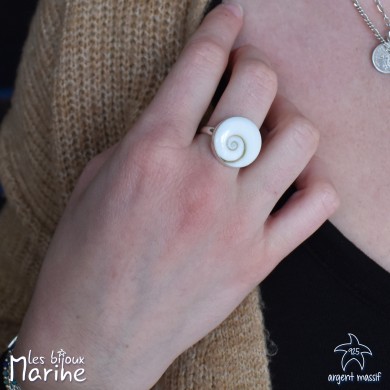 Bague Sainte Lucie rond 18mm