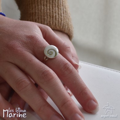 Bague Sainte Lucie rond 15mm