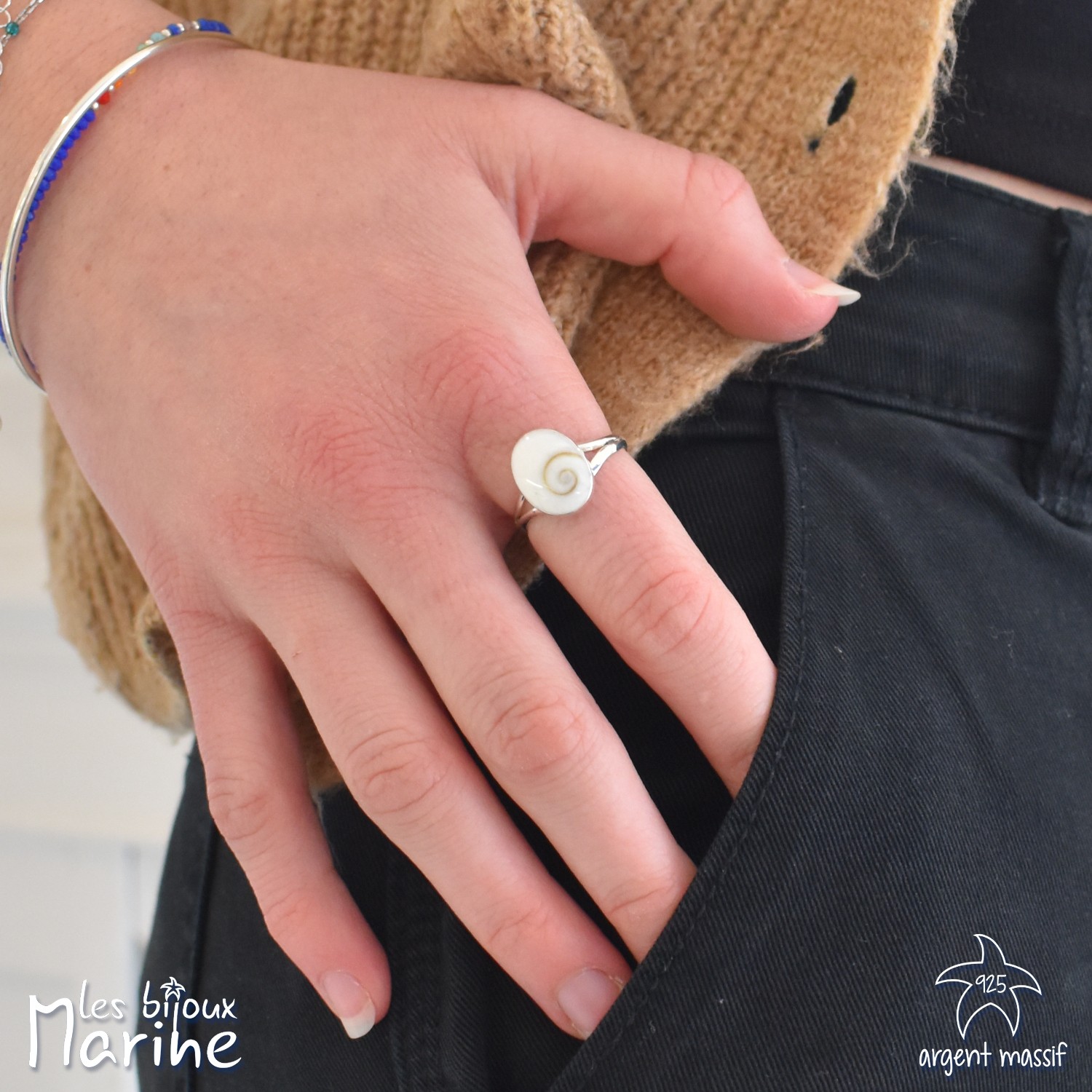 Bague Sainte Lucie ovale 10mm