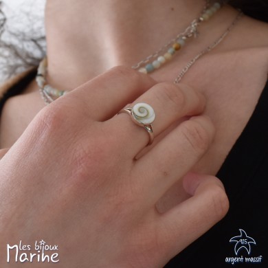 Bague Sainte Lucie ronde 10mm