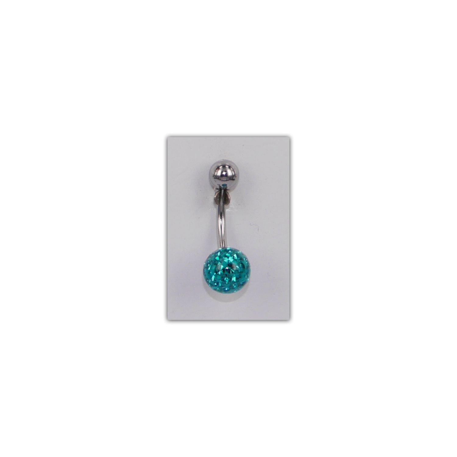 Piercing nombril Strass Disco Vert - PER004