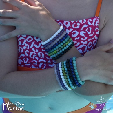 Bracelet White Shell «Pierre de l'élégance»