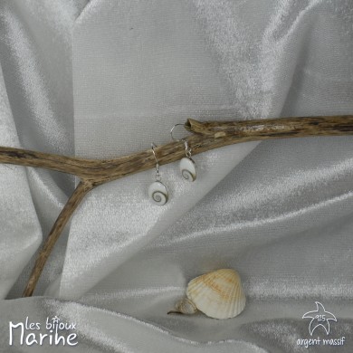 Boucles d'oreilles coquillage Sainte Lucie