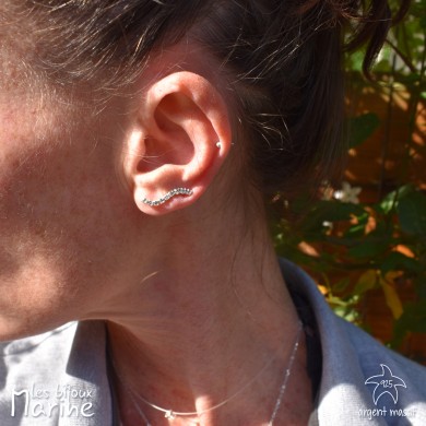 Bijoux d’oreilles strass