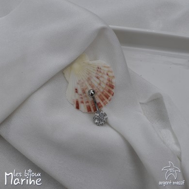 Piercing nombril flower