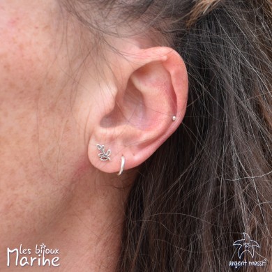 Boucles d'oreilles Feuille