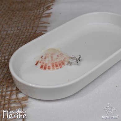 Boucles d'oreilles Feuille