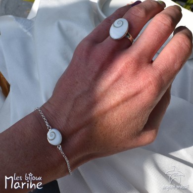 Bracelet Oeil de sainte lucie ovale