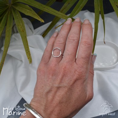 Bague ajustable cercle