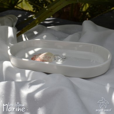 Bague ajustable ovale