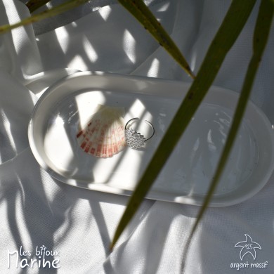Bague ajustable Rosace