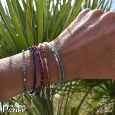 Bracelet Turquoise facetté