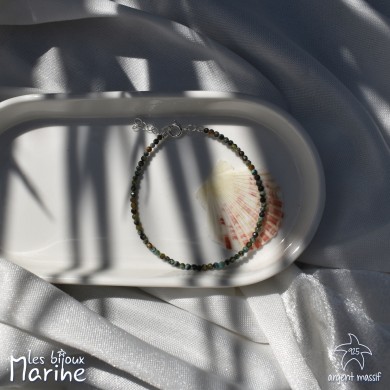 Bracelet Turquoise facetté