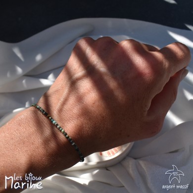 Bracelet Turquoise facetté