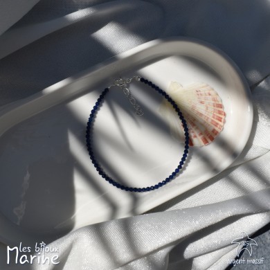 Bracelet saphir facetté