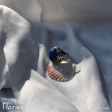 Chevalière Lapis lazuli