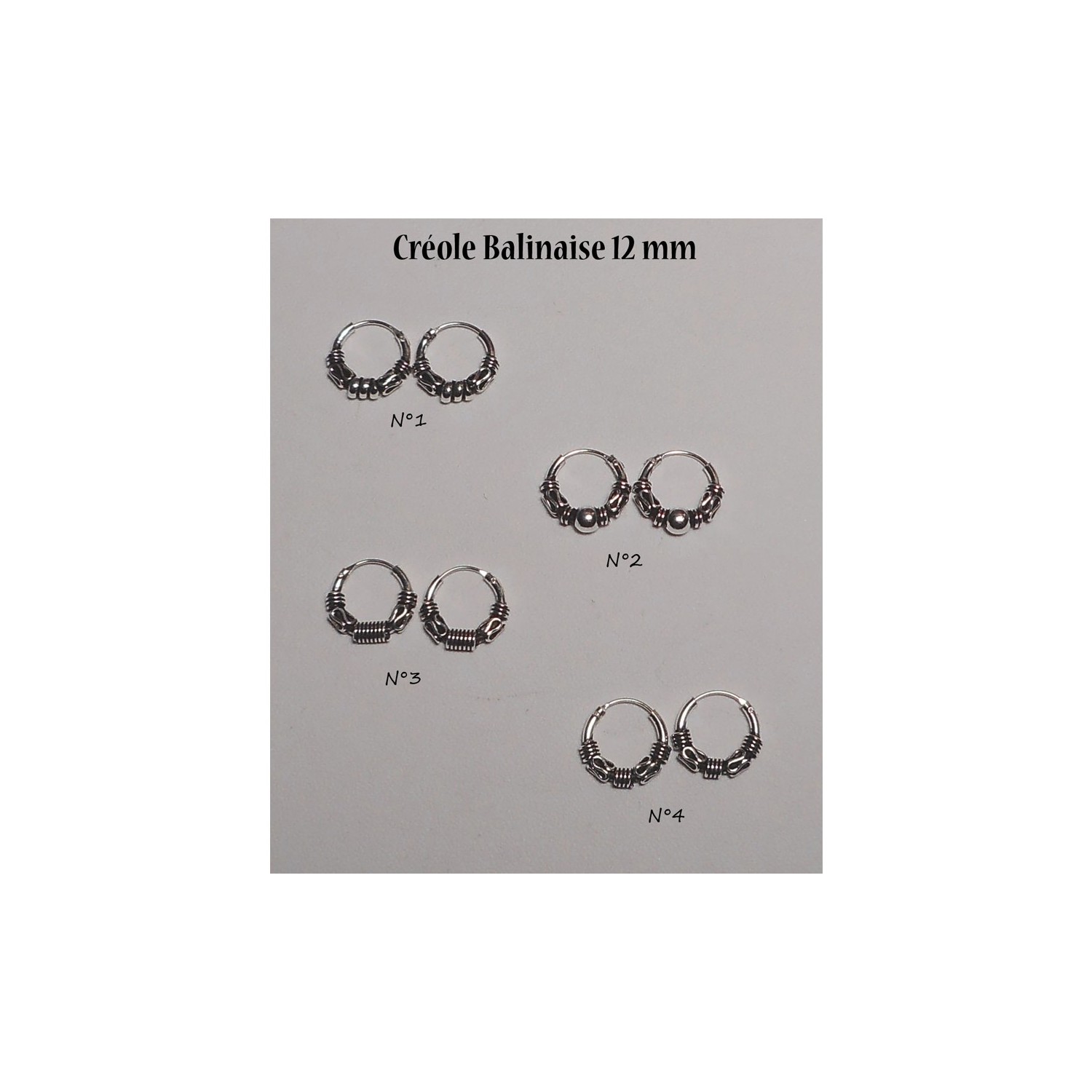 Créole Balinaise 12 mm Créole Balinaise 12 mm