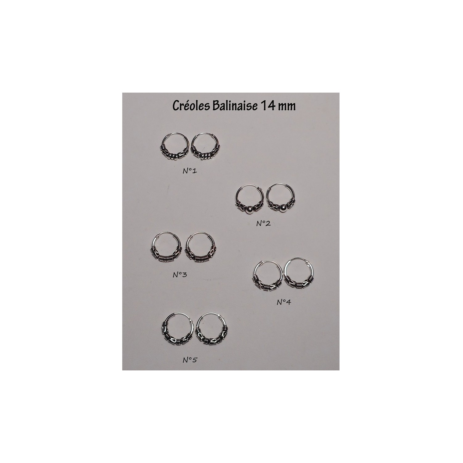 Créole Balinaise 14 mm Créole Balinaise 14 mm