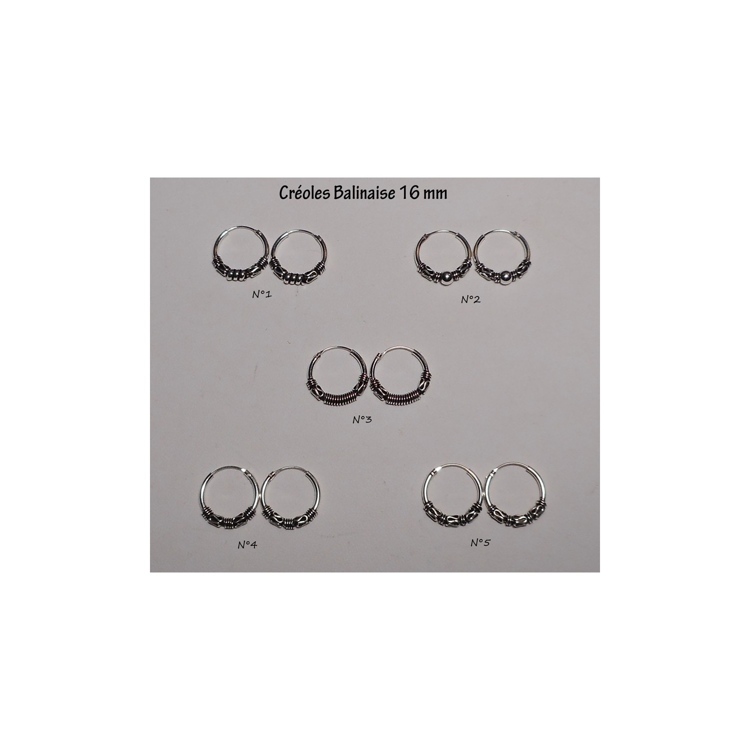 Créole Balinaise 16 mm Créole Balinaise 16 mm